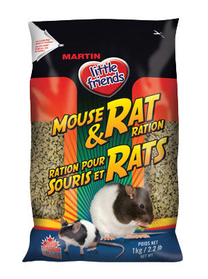 MARTIN Nourriture Souris & Rat Extrudé 1kg