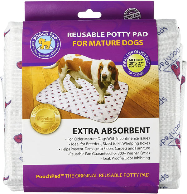 POOCHPAD Pads Lavables M Blanc x1