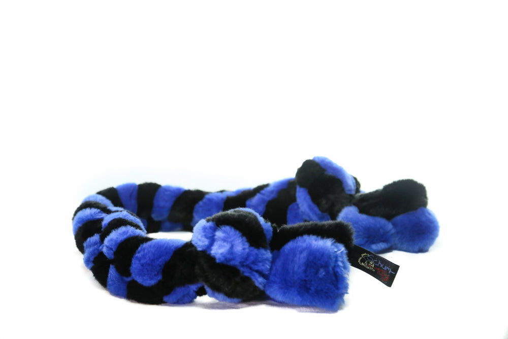 SCHUM-TUG Jouet Chien Grand/Régulier Bleu & Noir