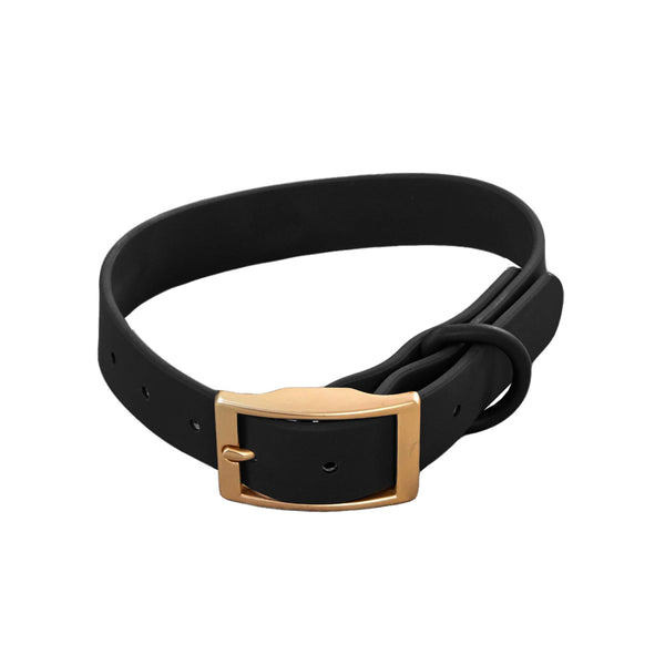 DEXYPAWS Collier Imperméable Noir S