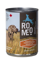ROMEO Chien Poulet, Citrouille & Pois Chiches 369g