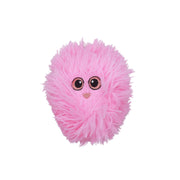 BUD'Z Jouet Chien Petite Balle Joufflue 3 Tissus en Peluche 10cm Rose