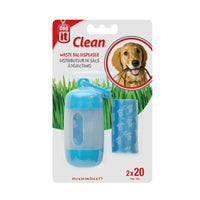DOGIT CLEAN Distrubuteur Sacs Ramassage Bleu
