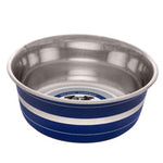 Voir l’image dans la galerie, *DOGIT Bol Antidérapant Inox Rayures Bleues 12oz S