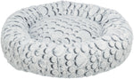 Voir l’image dans la galerie, TRIXIE Lit Rond Mila Gris/Blanc 50cm