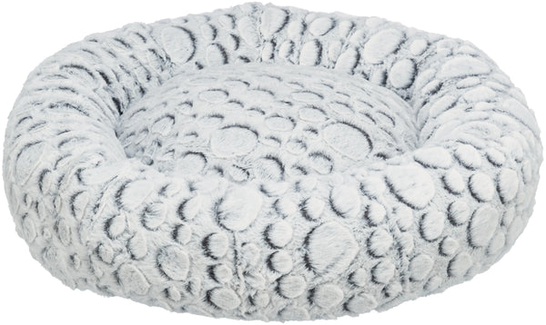 TRIXIE Lit Rond Mila Gris/Blanc 50cm