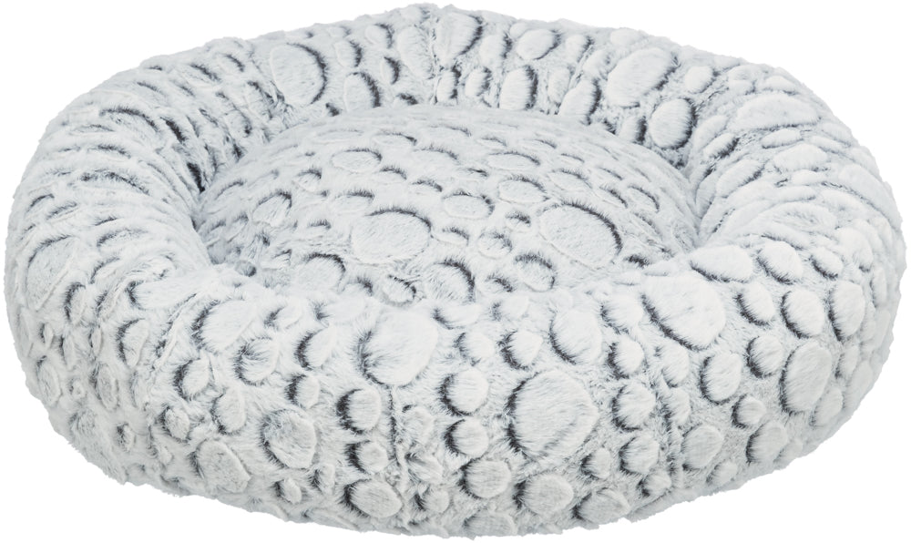 TRIXIE Lit Rond Mila Gris/Blanc 50cm