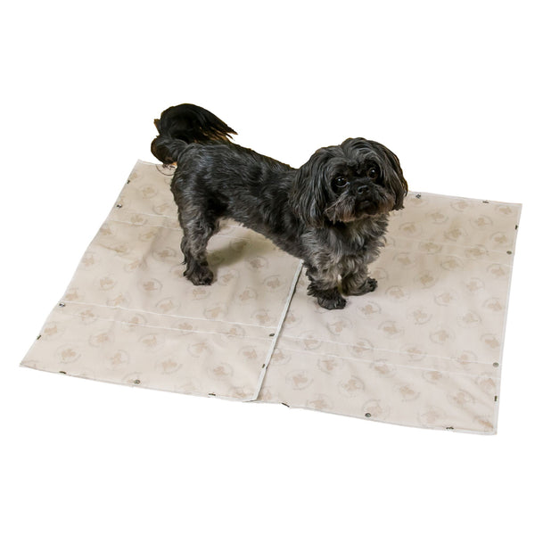 POOCHPAD Pads Lavables Interlocking Blanc x2