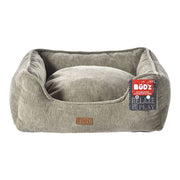 BUD'Z Lit Rond à Rebords Élevés Ultra Doux Taupe S