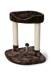 BUD'Z Arbre à Chat Classic 2 Niveaux/Perchoir Brun