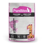 PureBites - Saumon Sauvage - Gâteries ou Garnitures Lyophilisées pour Chats