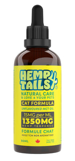 Voir l’image dans la galerie, HEMP 4 TAILS Chat Huile de Chanvre 1350MG 90ml