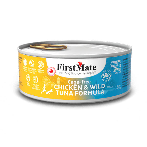 FIRSTMATE SG Chat Pâté Poulet & Thon Sauvage 156g