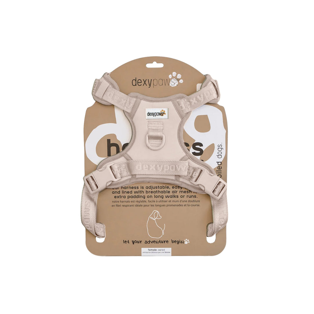 DEXYPAWS Harnais Imperméable Beige S