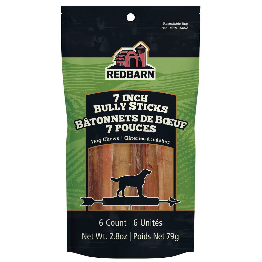 REDBARN Gâteries Chien Bâtonnet Boeuf 7" x6