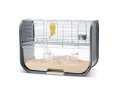 SAVIC Cage Lugano pour Gerbiller Argent/Gris