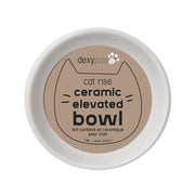 DEXYPAWS Chat Bol Surélevé 7oz Blanc