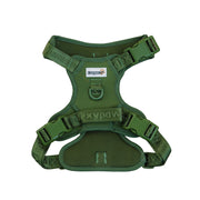 DEXYPAWS Harnais Sans Traction Vert Camouflage XL