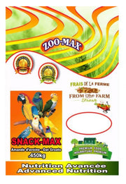 ZOO-MAX Snack-Max Gâteries Oiseaux Amande d'Avoine 450g