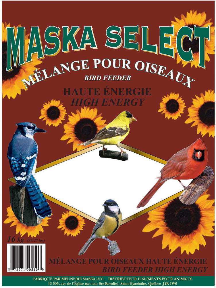 MASKA SELECT Nourriture Oiseaux Sauvages Haute-Énergie 8kg