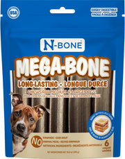 N-BONE Mega-Bone Gâteries Chien Bâtonnets Beurre de Cacahuète & Gelée 476g