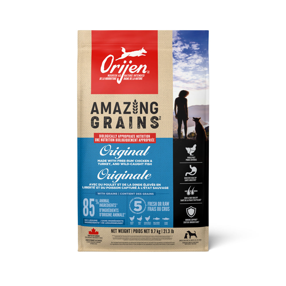 ORIJEN AMAZING GRAINS Chien Original 9.7kg