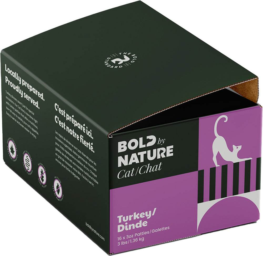 BOLD BY NATURE Chat Dinde 1.36kg