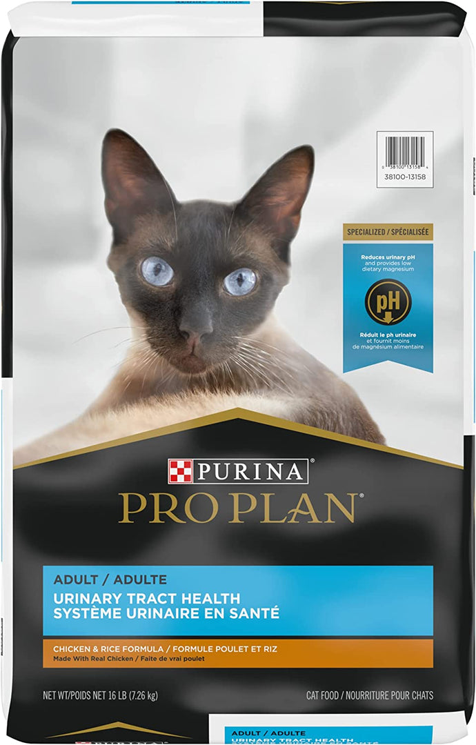 Pro Plan - Chat Adulte Essentiel Complet Santé des Voies Urinaires Poulet et Riz - Nourriture Sèche pour Chats