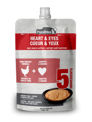 PureBites - Chat Coeur et Yeux - Garniture ou Gâterie Crèmeux dans l'Eau pour Chats en Sachet