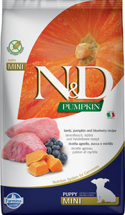 N&D CITROUILLE Chiot PR Agneau & Myrtille SG 7kg