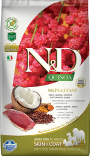 N&D QUINOA Chien Peau & Pelage Canard SG 7kg