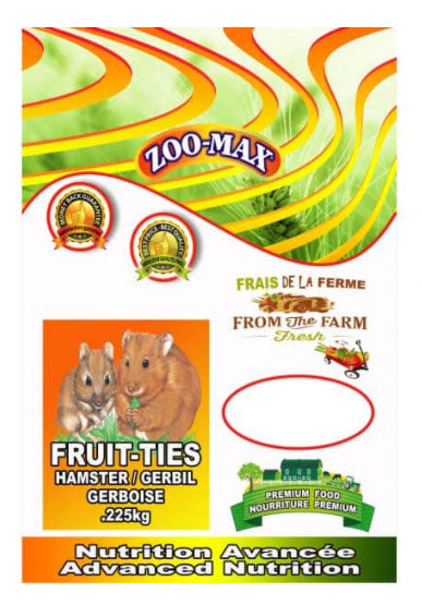 *FRUIT-TIES Nourriture Rongeur 225g