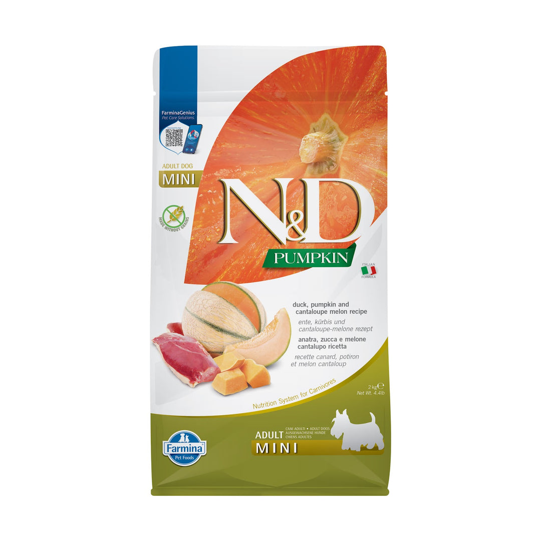 N&D CITROUILLE Chien PR Canard & Cantaloup SG 2kg