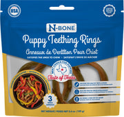 N-BONE Gâteries Chiot Anneaux Texas Fajitas au Poulet 102g