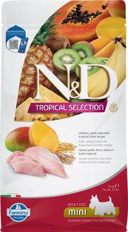 N&D TROPICAL Chien PR Poulet & Fruits Tropicaux 1.5kg