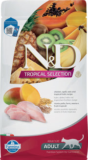 N&D TROPICAL Chat Poulet & Fruits Tropicaux 5kg