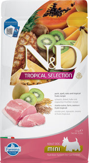 N&D TROPICAL Chien PR Porc & Fruits Tropicaux 1.5kg
