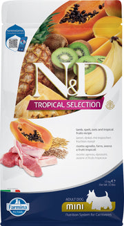 N&D TROPICAL Chien PR Agneau & Fruits Tropicaux 1.5kg