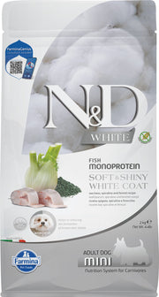 N&D WHITE Chien PR Bar, Spiruline & Fenouil SG 2kg