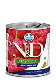 N&D QUINOA Chien Gestion du Poids Agneau 285g