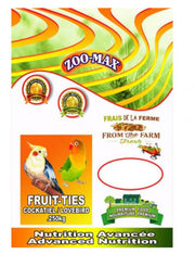 ZOO-MAX Nourriture Fruit-Ties Cockatiel 250g