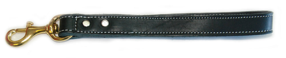 ARIZONA Poignée Contrôle Cuir Double 3/4x12" Noir