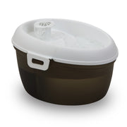 H2O Abreuvoir Fontaine Chat 1.2L Noir & Blanc