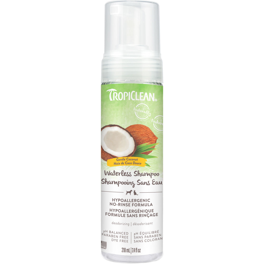 TROPICLEAN Shampoing Sans Eau Hypo 7.4oz