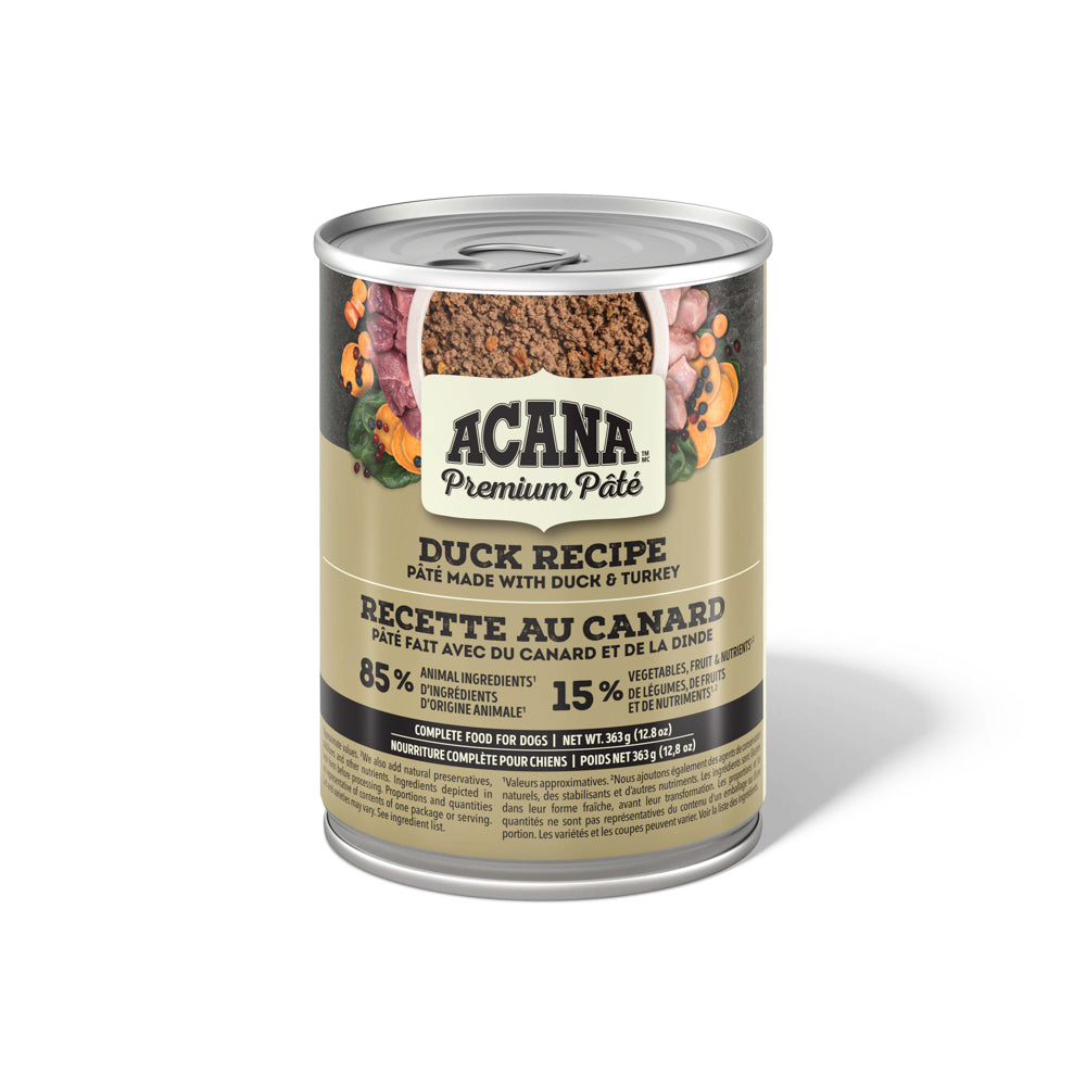 ACANA PREMIUM Chien Pâté Canard 363g