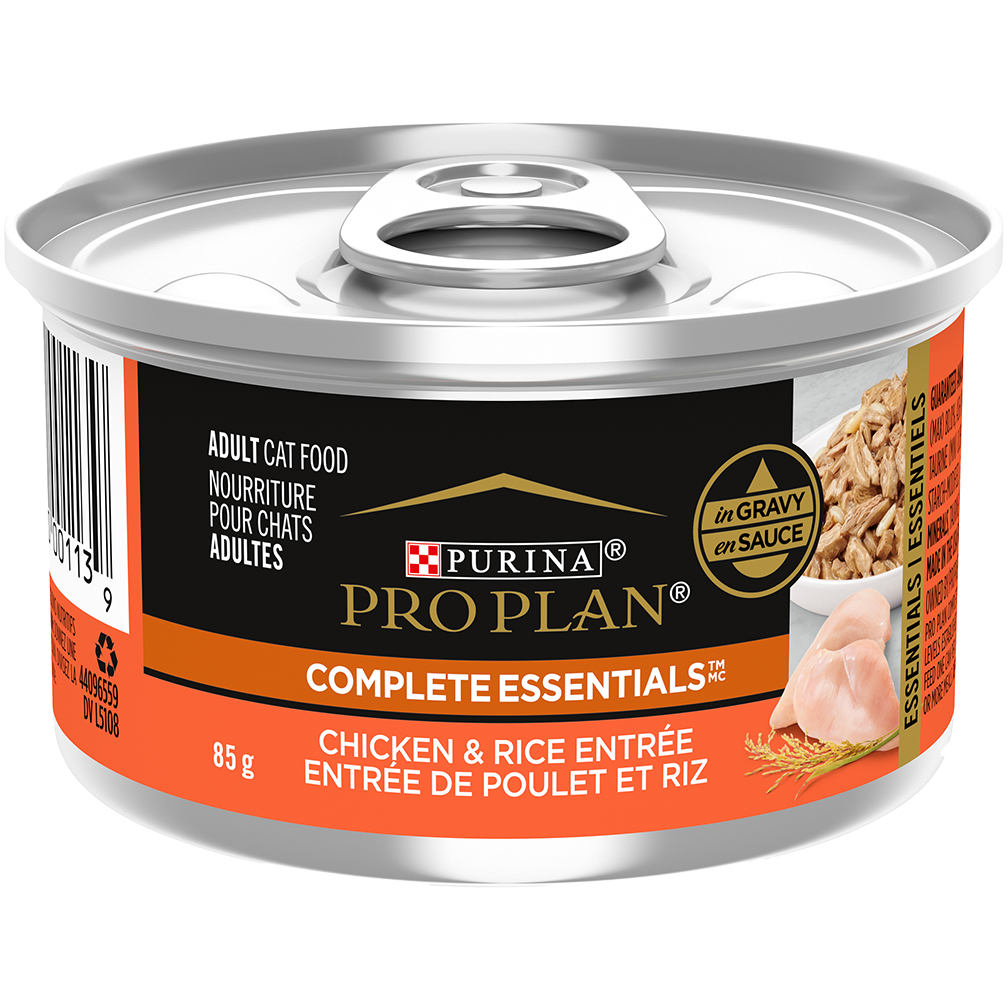 Purina Pro Plan Complete Essentials - Chat Adulte Poulet et Riz en Sauce - Nourriture Humide pour Chats