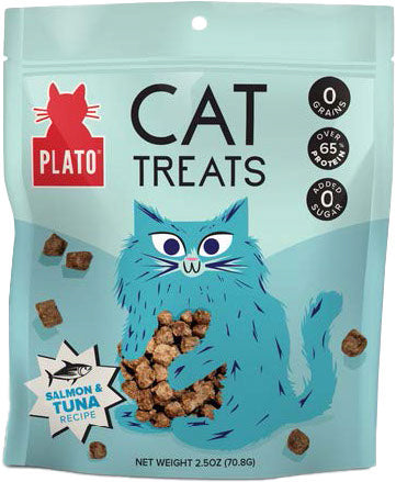 PLATO Gâteries Chat Saumon & Thon 70.8g