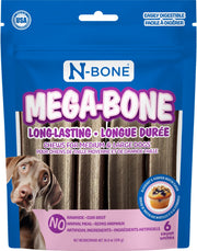 N-BONE Mega-Bone Gâteries Chien Bâtonnets Muffin Mrytilles & Citrouille 476g