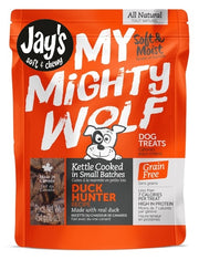 JAY'S MY MIGHTY WOLF Gâteries Chien Canard SG 150g