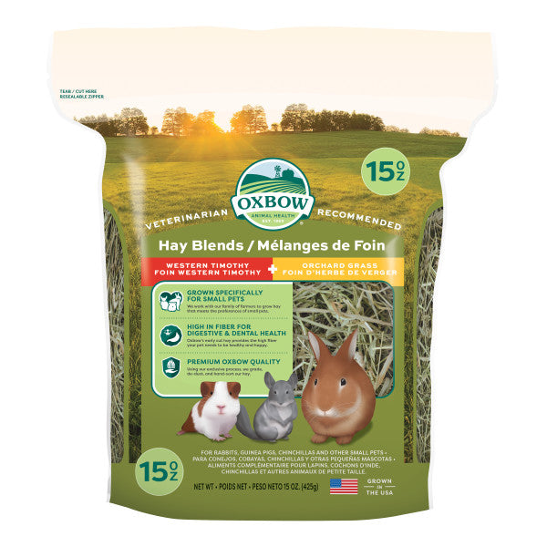 OXBOW Nourriture Foin Timothy Occidental & Verger 15oz